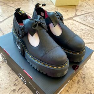 NEW Dr. Martens x Lazy Oaf Happy Sad Bethan Mary Jane shoes US 8